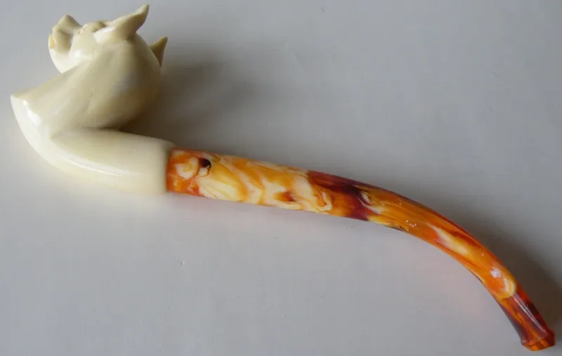 Hand-carved eagle's claw cigarette holder Turkish block meerschaum cigarette holder, product CGRTH-13
